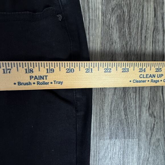 Lane Bryant NWT Raw Hem Black Skinny Jeans 20R Stretch Plus Size Curvy Fit - Picture 9 of 9